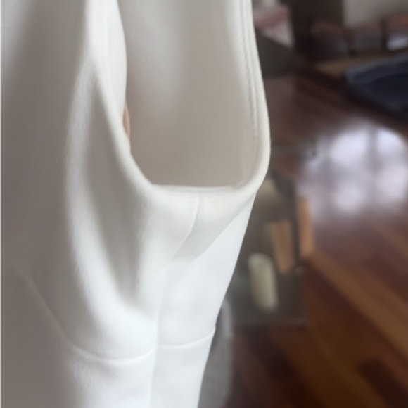 Wtoo by Watters Chloe Sleeveless Plunge Crepe Column Wedding Gown - Picture 10 of 12